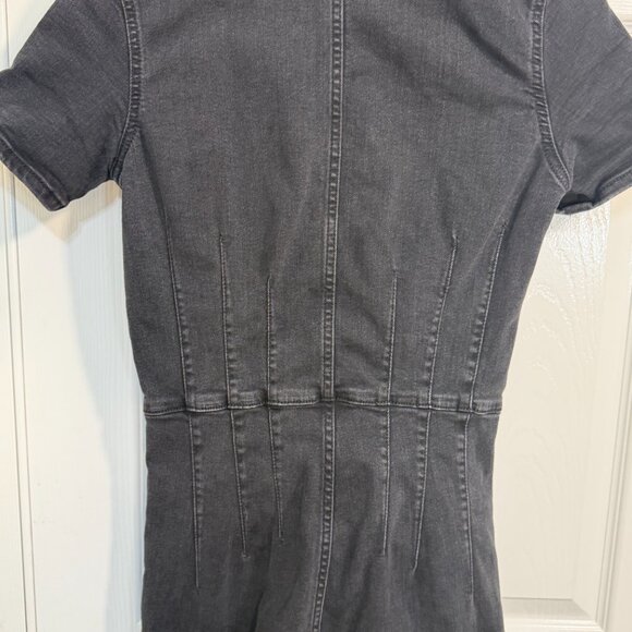 Free People We The Free Jumpsuit Womens Small Blue Denim Whimsy Jade Flare Leg - Picture 7 of 11